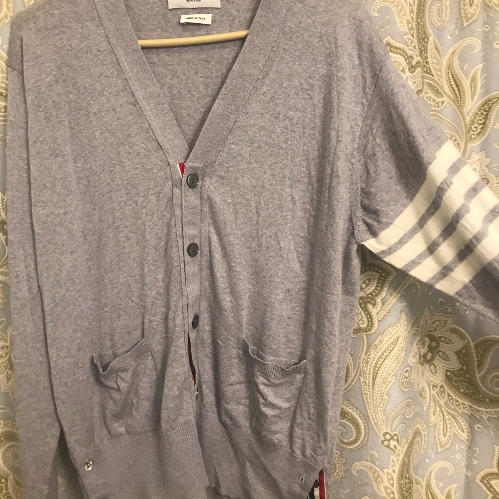 Thom Browne Merino Wool Cardigan
